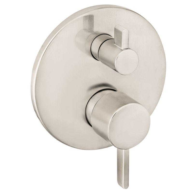Hansgrohe 04447820 S Pressure Balanced Valve Trim with Integrated Diverter - Less Valve in Brushed Nickel