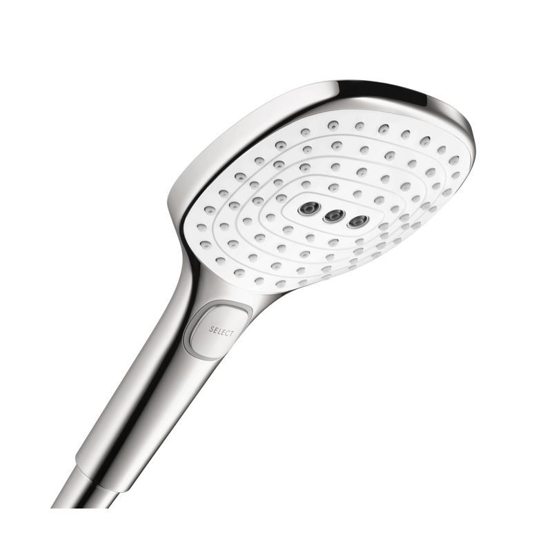 Hansgrohe 04528400 Raindance Select E 2 GPM Multi-Function Handshower in Chrome/White