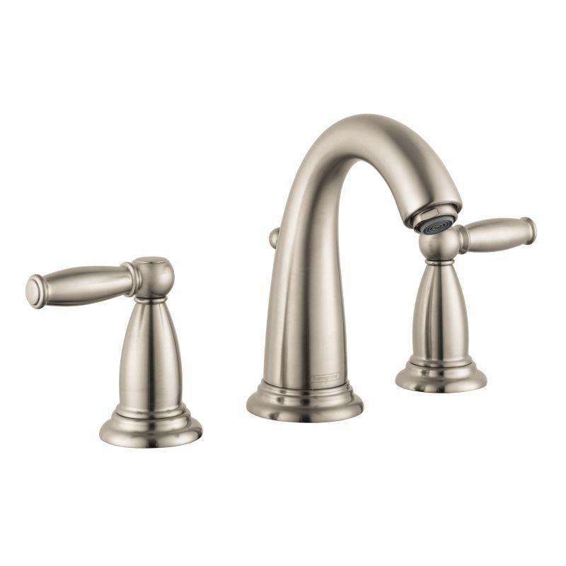 Hansgrohe 06117820 Swing C Widespread Faucet with Lever Handle in Brushed Nickel