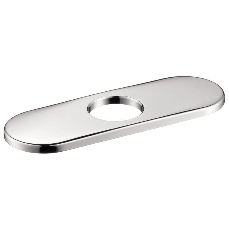 Hansgrohe 06490000 6" Base Plate for Single Hole Faucet in Chrome