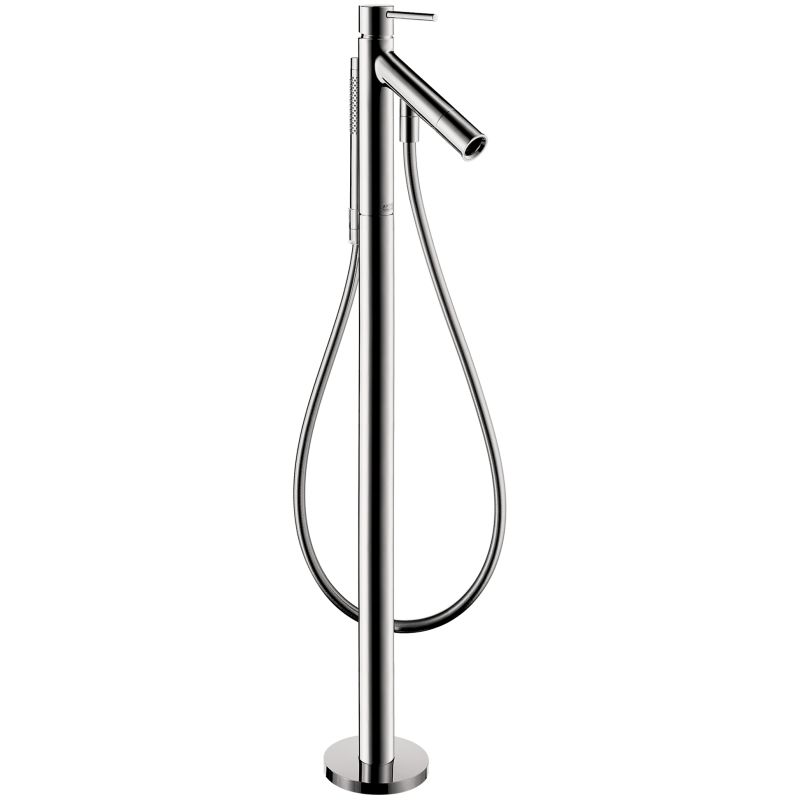 Axor 10456001 Starck Tub Filler Faucet Free Standing with Single Function Hand Shower in Chrome