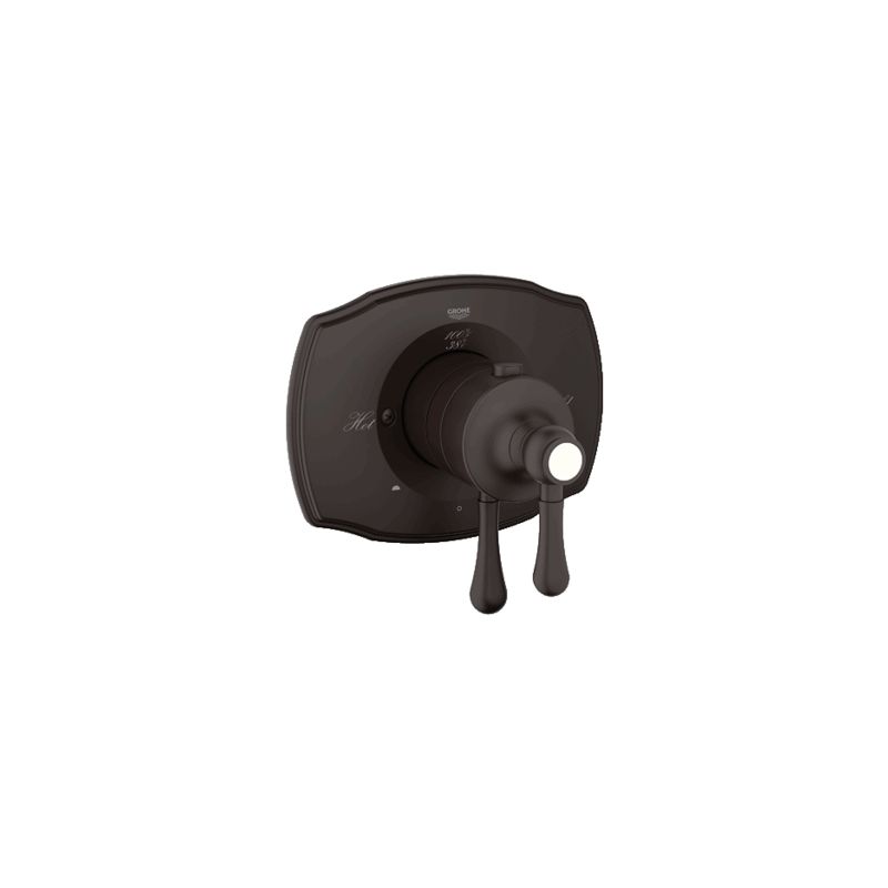 Grohe 19825 GrohFlex 7 1/2 Inch Authentic Dual Function Thermostatic Trim with Control Module