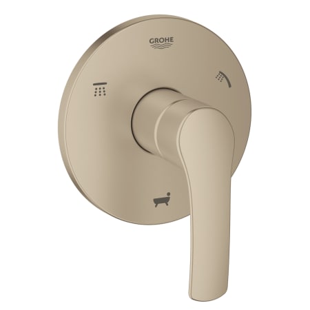 Grohe 19972 Eurosmart 3 1/2 Inch Wall Mounted Trimset 5-Port Diverter