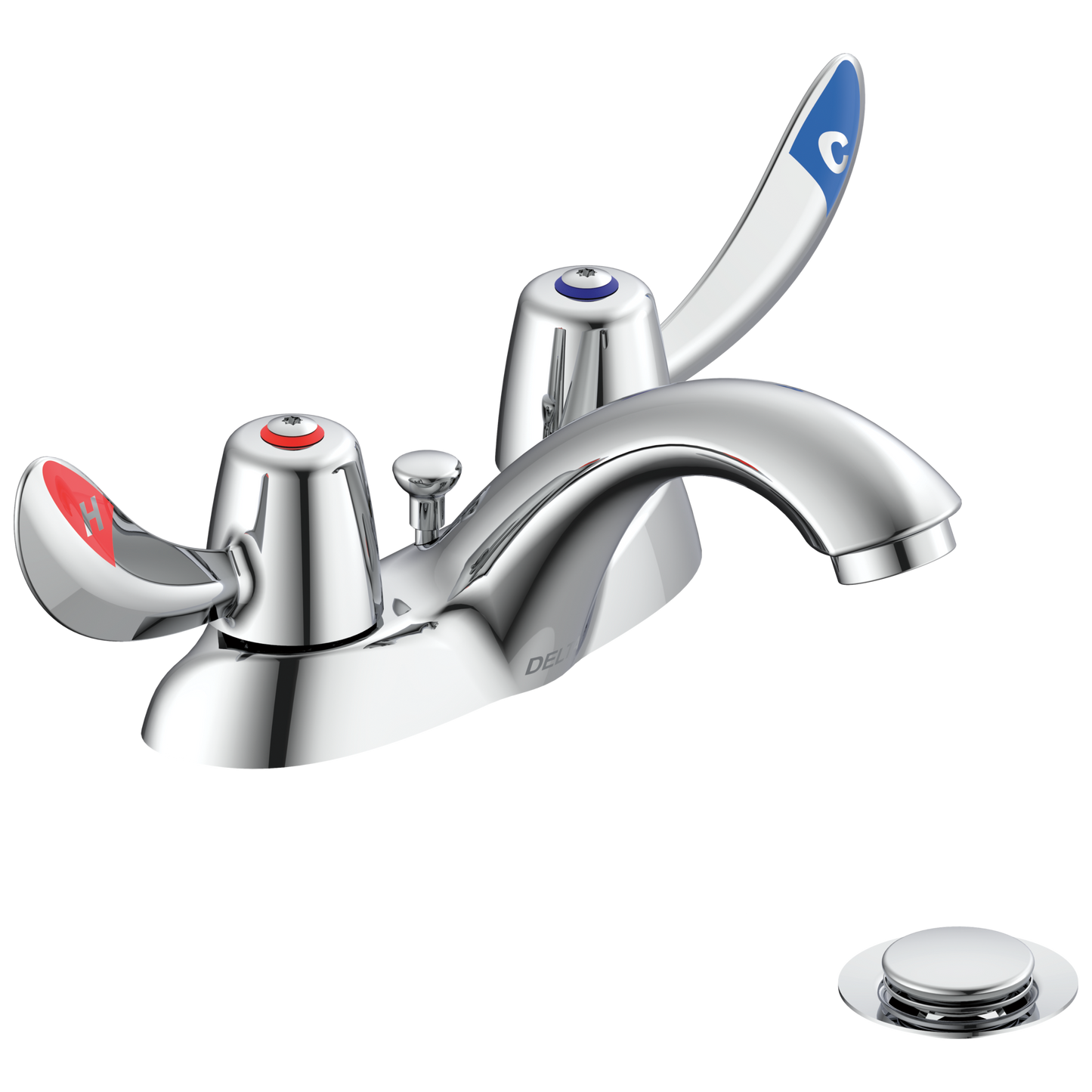 Commercial 21C: Two Handle Centerset Bathroom Faucet