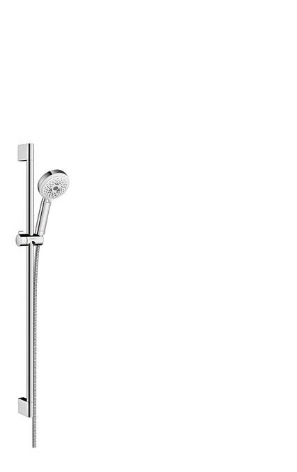 Hansgrohe 26650401 Crometta 2 GPM Multi Function Hand Shower with AirPower and Quick Clean Technologies with Slide Bar and Hose