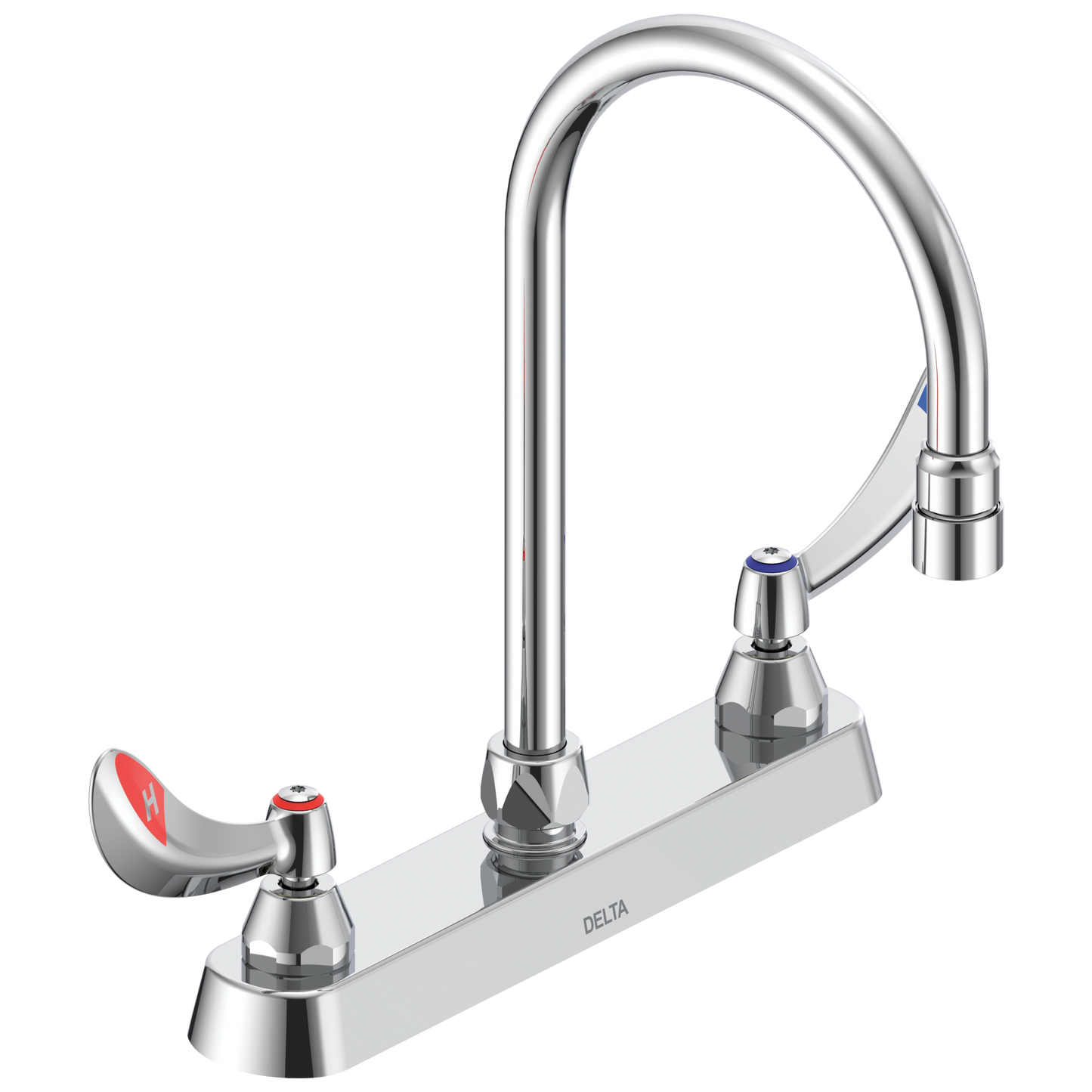 Commercial 26C3: Two Handle Deck-Mount Faucet