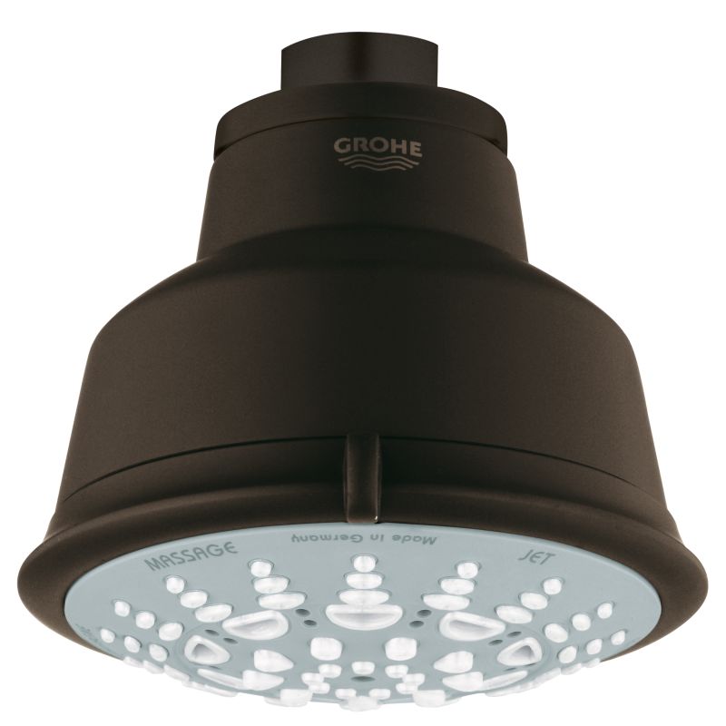Grohe 27126 Relexa Rustic 2.5 GPM Multi-Function Shower Head with Speed Clean Technology