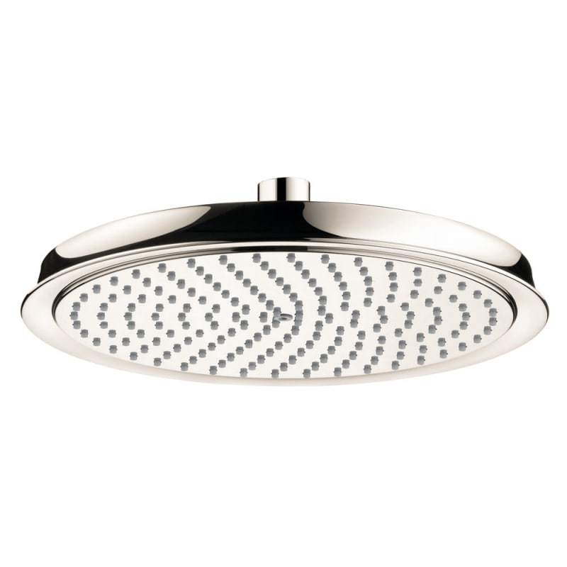 Hansgrohe 27377831 Raindance 2 GPM Single Function Rain Round Shower Head in Polished Nickel