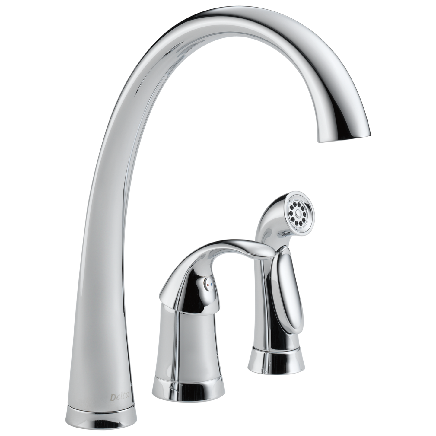 Delta 4380-DST Pilar Single Handle Kitchen Faucet with Spray