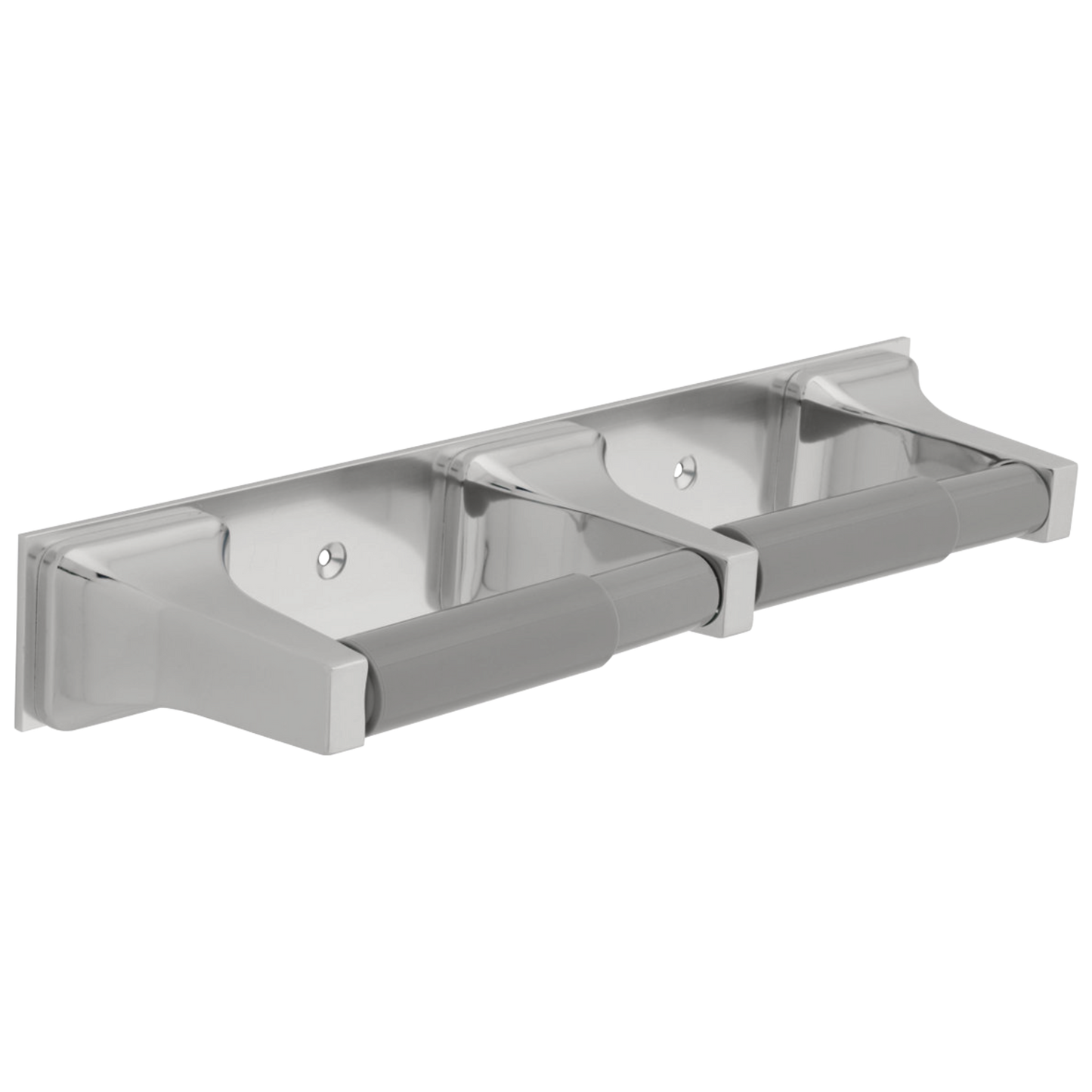 Delta 45270 Commercial Twin Paper Holder with 2 Plastic Rollers