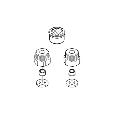 Grohe 48186000 1.0 GPM Low Flow Solution Kit for 1 Hole Faucets