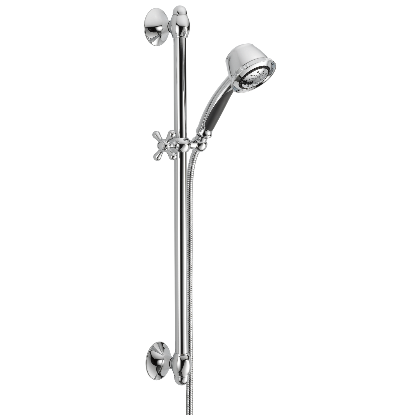 Delta 51508 2.5 GPM Traditional Hand Shower Package - Includes Hand Shower, Slide Bar, Hose,