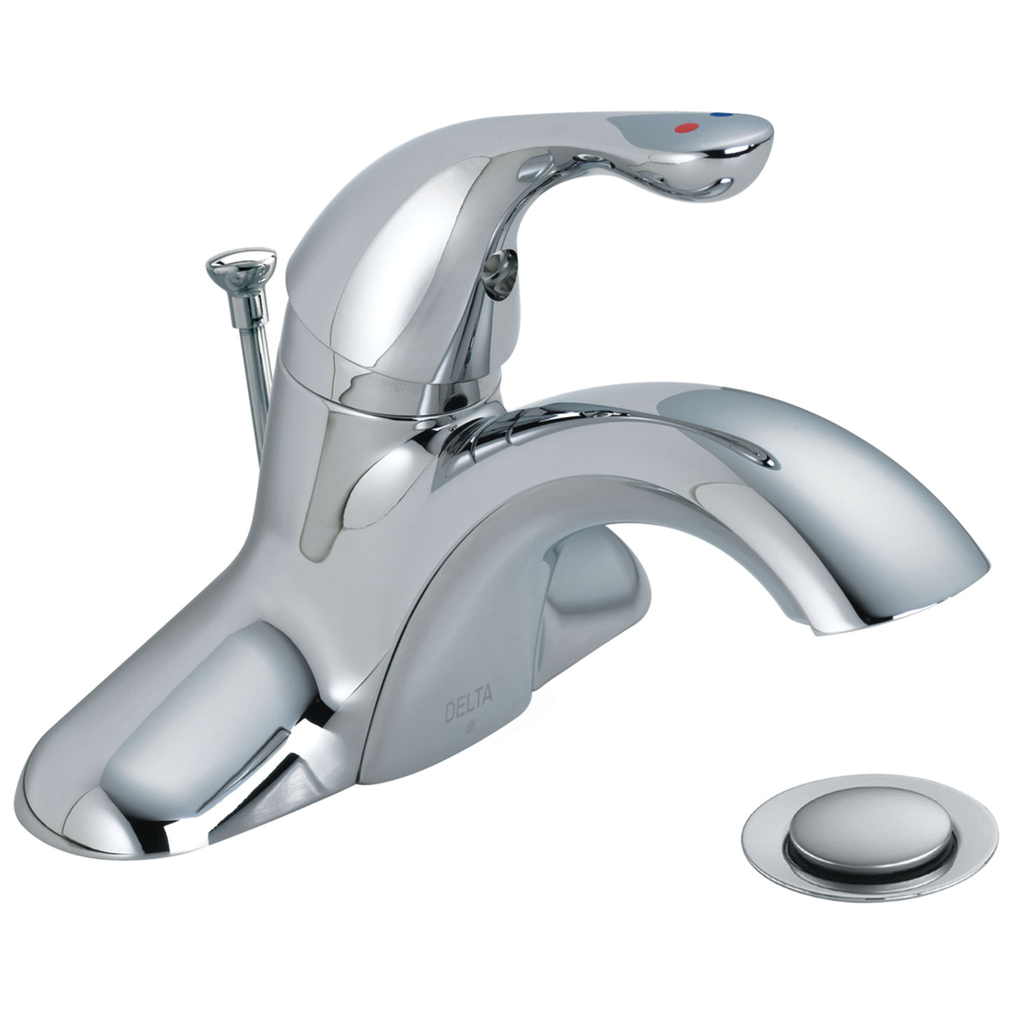 Delta 520LF-HDF Single Handle Center Set Bathroom Faucet