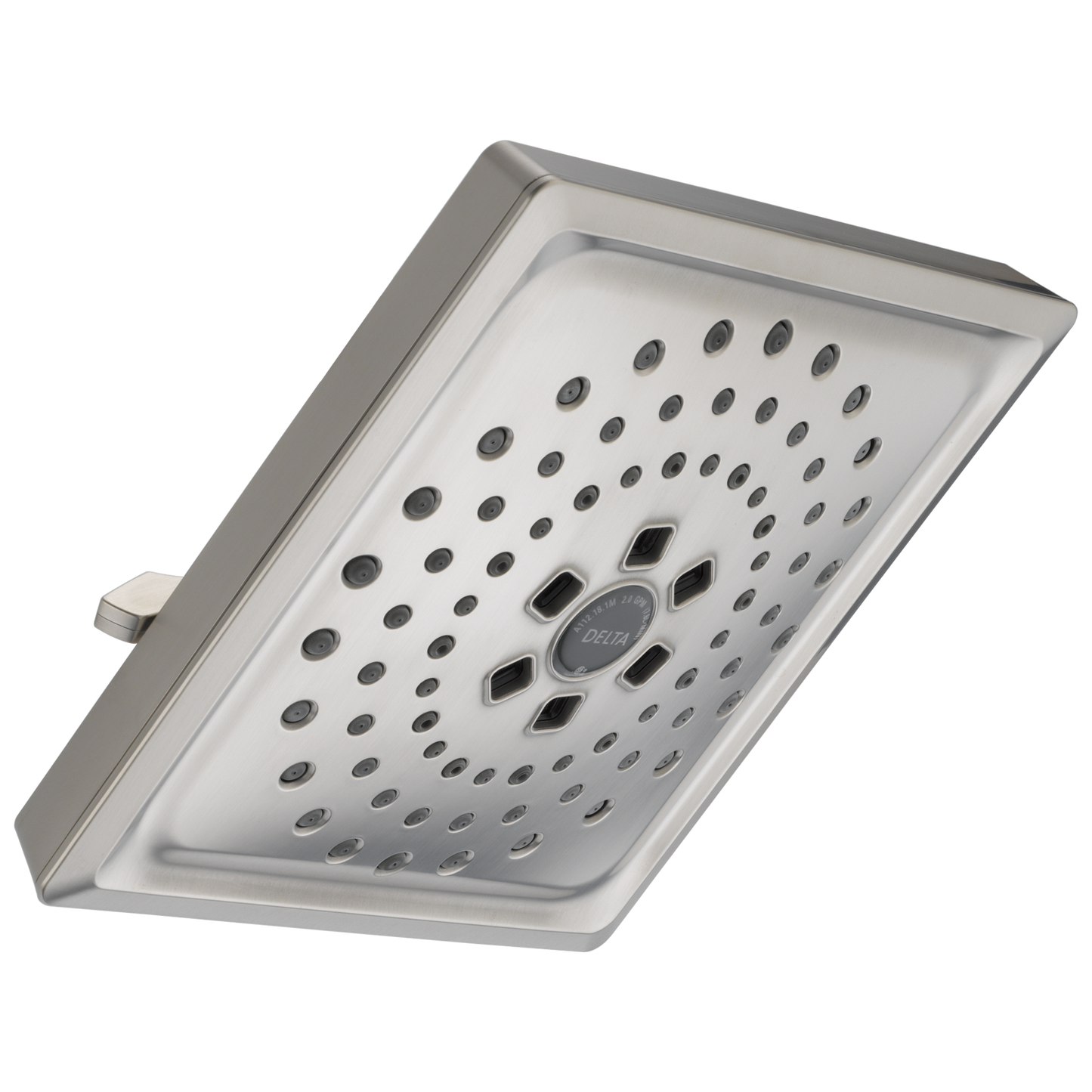 Delta Universal Showering Components: H2OKinetic 3-Setting Raincan Shower Head