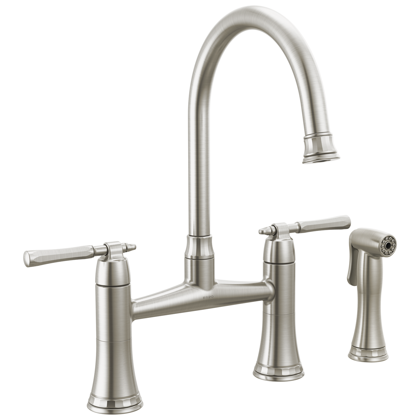 Brizo The Tulham Kitchen Collection by Brizo: Bridge Kitchen Faucet with Side Spray