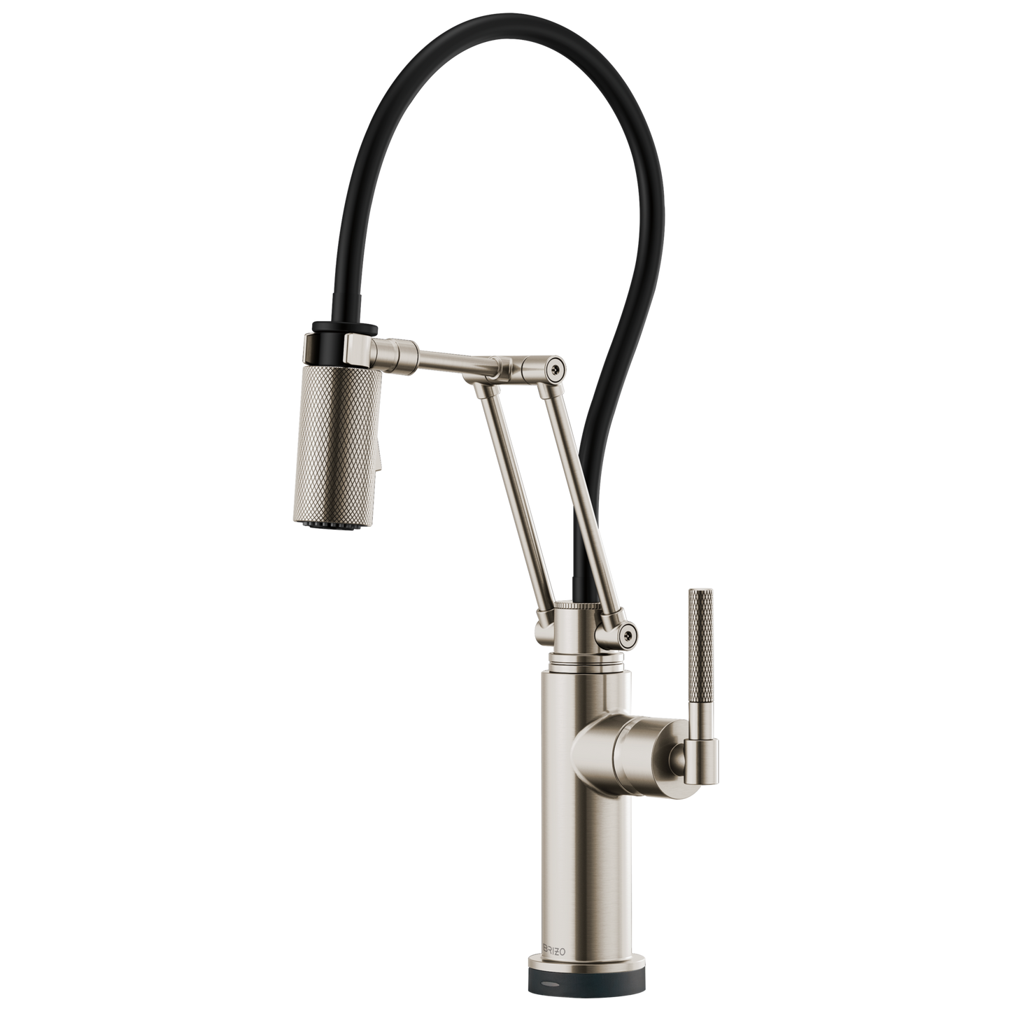 Brizo Litze: SmartTouch Articulating Kitchen Faucet with Knurled Handle