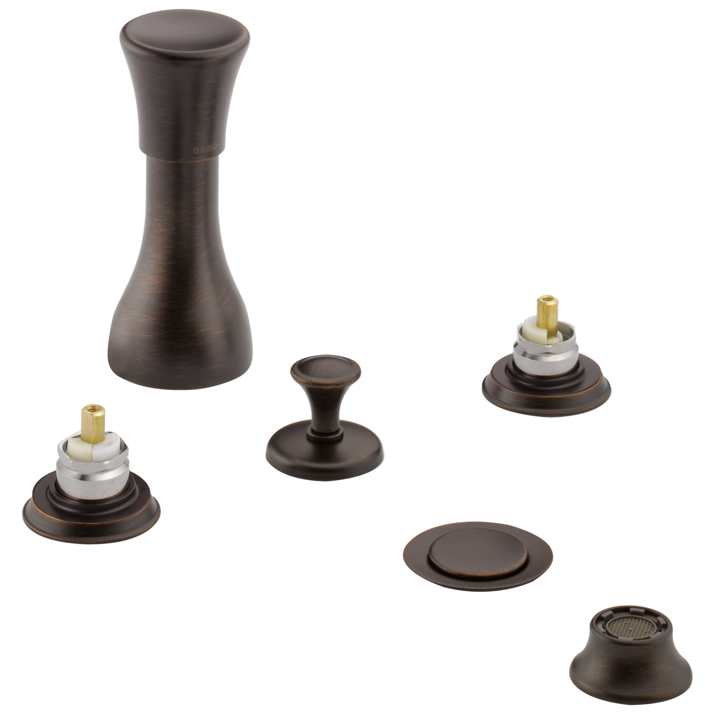 Brizo Brizo Baliza: 4-Hole Mount Bidet Faucet with Vacuum Breaker - Less Handles