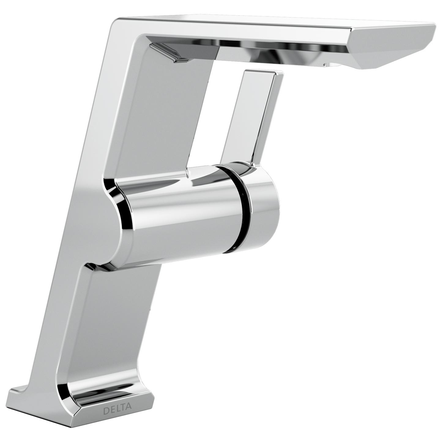 Delta Pivotal: Single Handle Mid-Height Vessel Bathroom Faucet