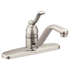 Moen 7050SRS Banbury One Handle Kitchen Faucet in Spot Resist Stainless