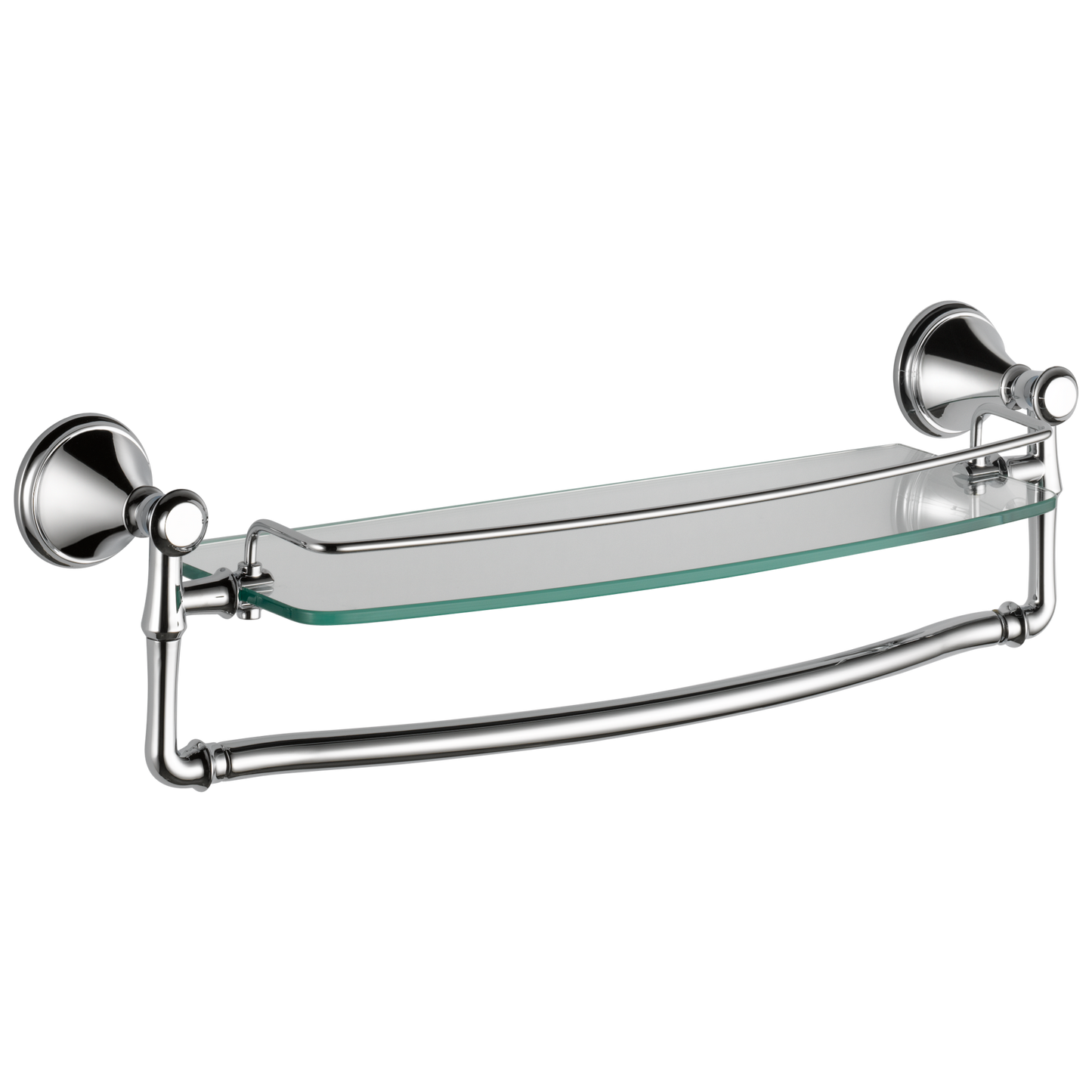 Delta 79710 Cassidy 18" Glass Shelf with Removable Bar