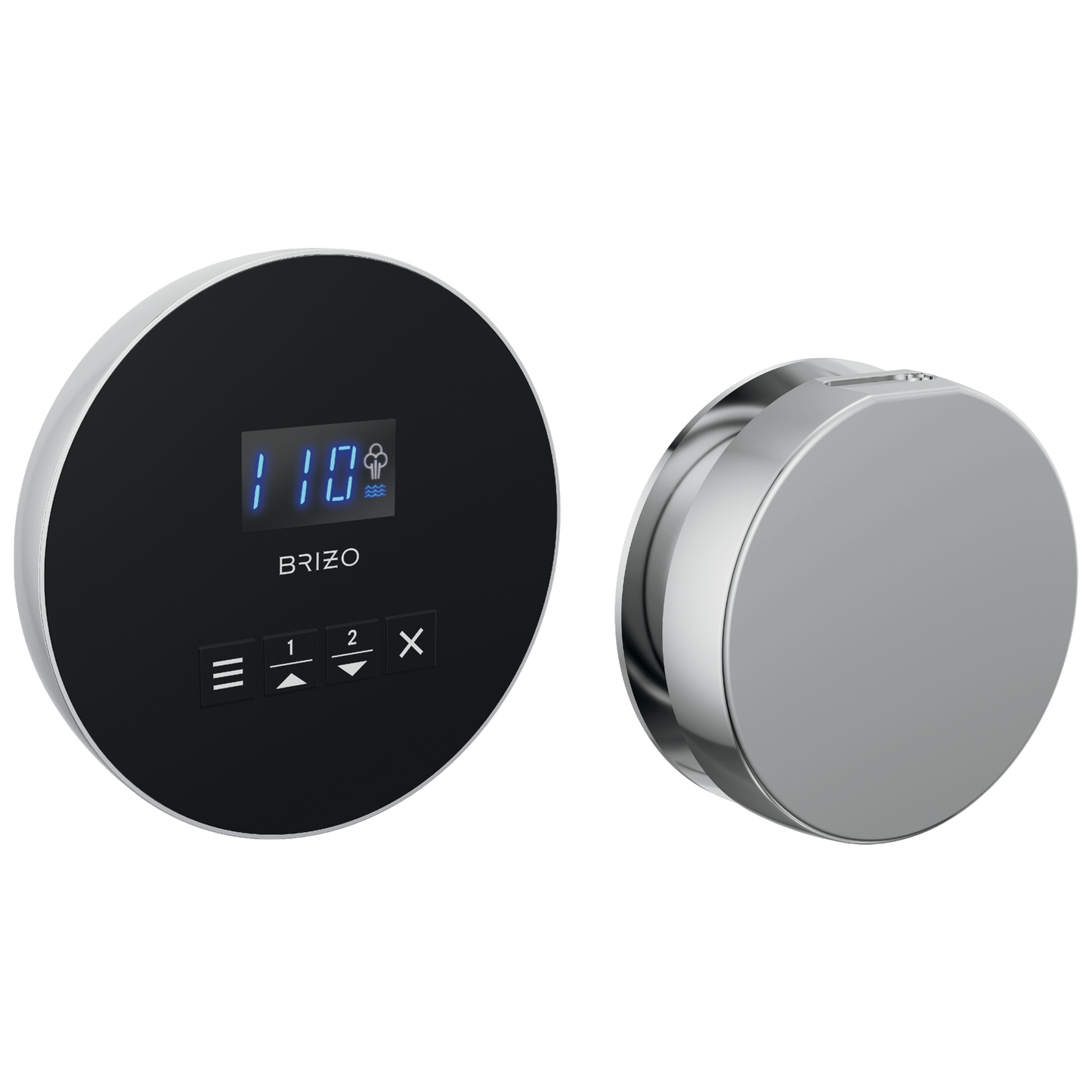 Brizo : Round Steam Set