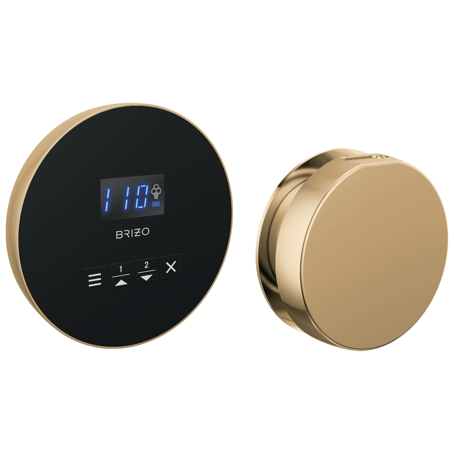 Brizo : Round Steam Set