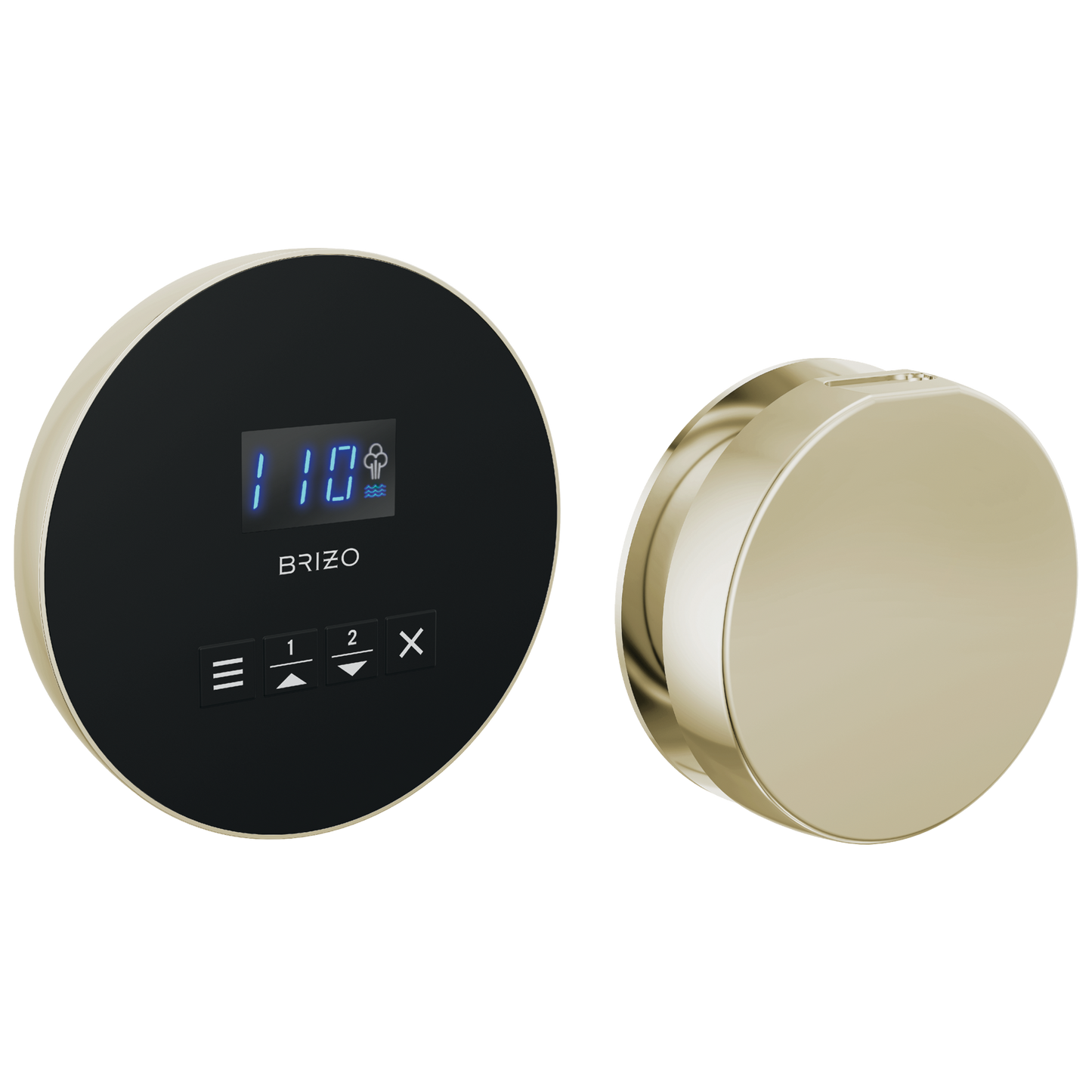 Brizo : Round Steam Set