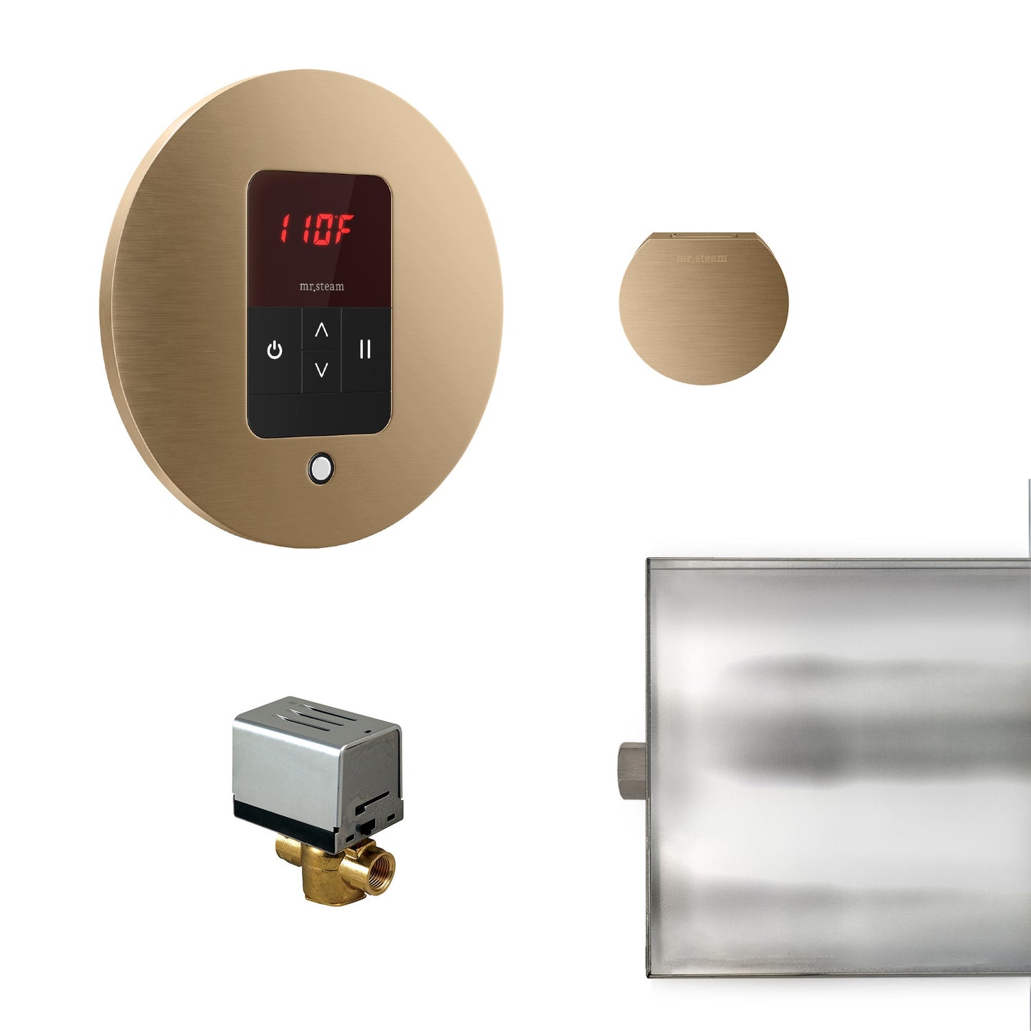 Mr. Steam BBUTLERRBB Basic Butler® Round in Brushed Bronze