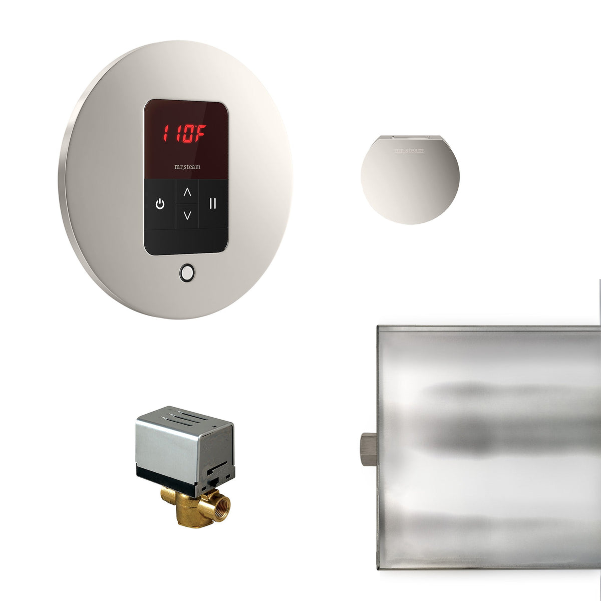 Mr. Steam BBUTLERRPN Basic Butler® Round in Polished Nickel