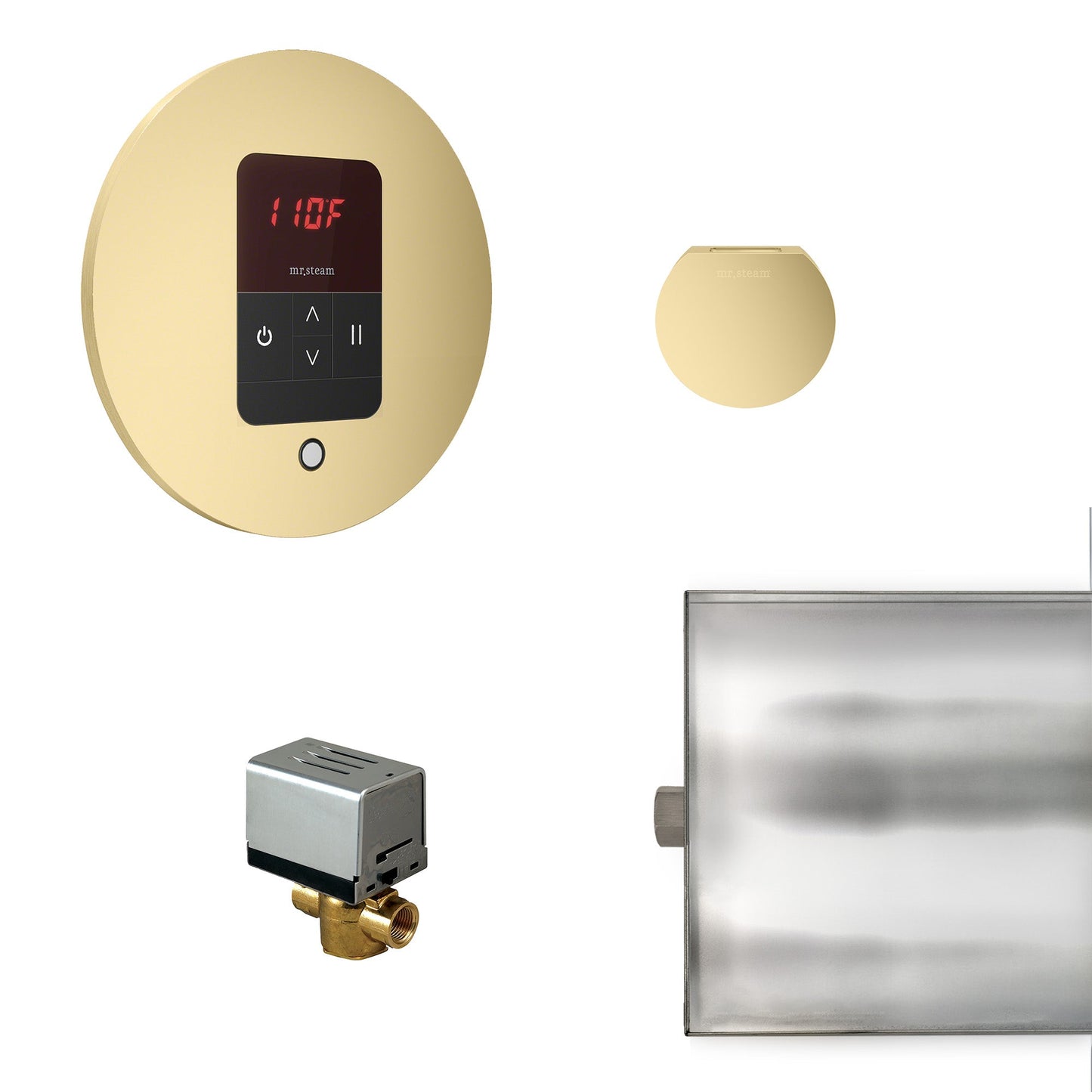 Mr. Steam BBUTLERRSB Basic Butler® Round in Satin Brass