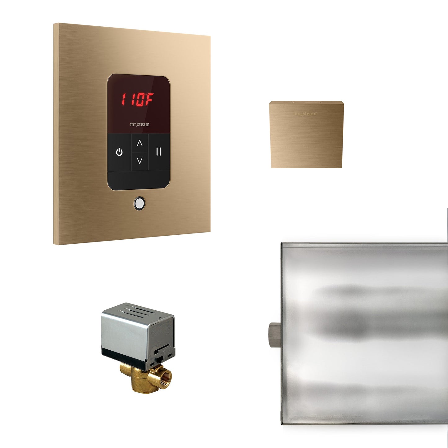 Mr. Steam BBUTLERSBB Basic Butler® Square in Brushed Bronze