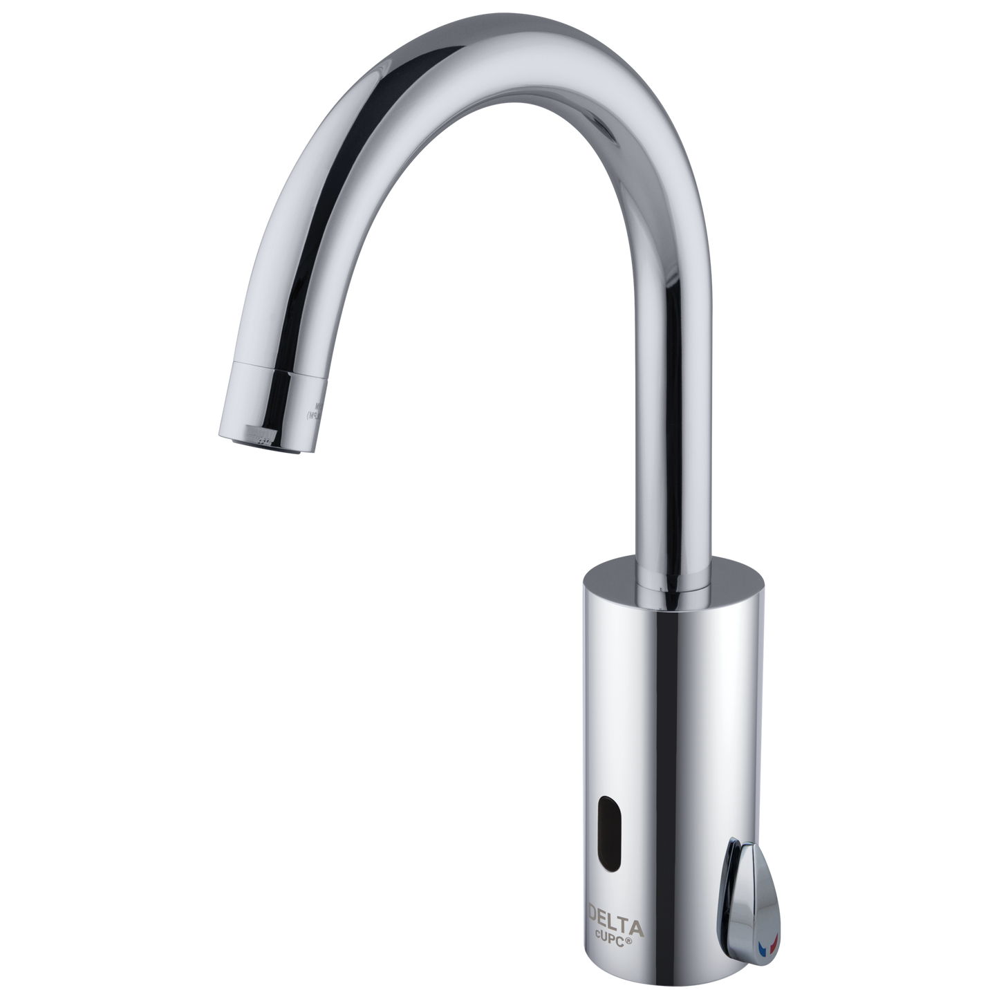Commercial DEMD: Battery Operated Electronic Faucet with Above Deck Mixer