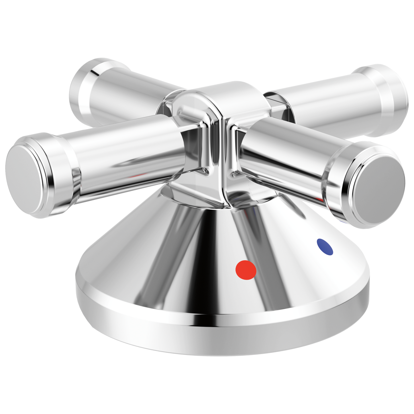 Delta Broderick: 3-Hole Roman Tub w/Hand Shower - Handle Kit-Cross