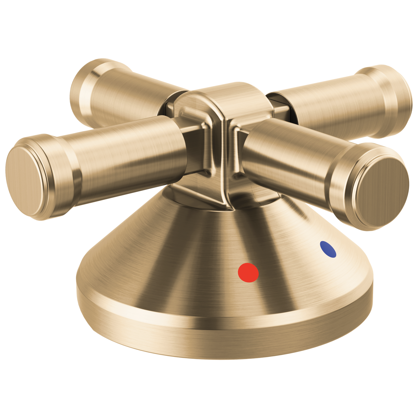 Delta Broderick: 3-Hole Roman Tub w/Hand Shower - Handle Kit-Cross