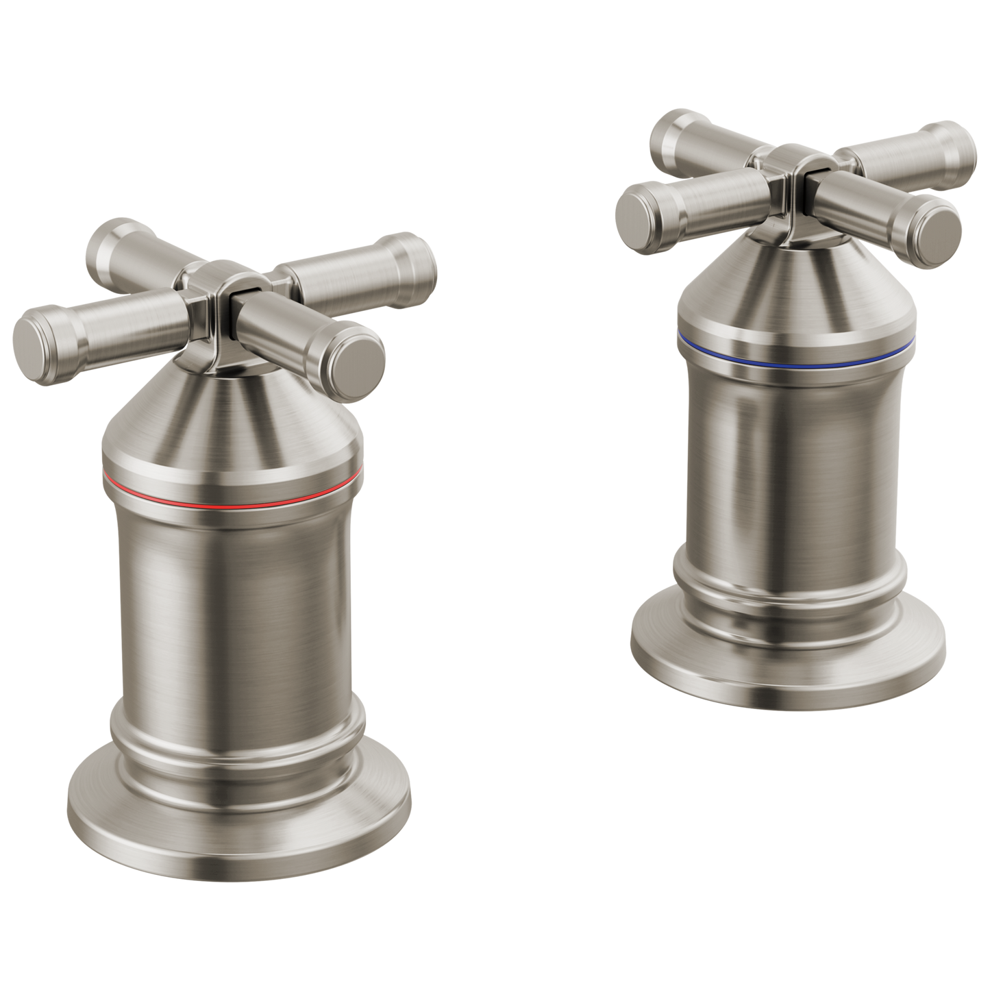Delta Broderick: 2 Handle Roman Tub handle Kit-Cross