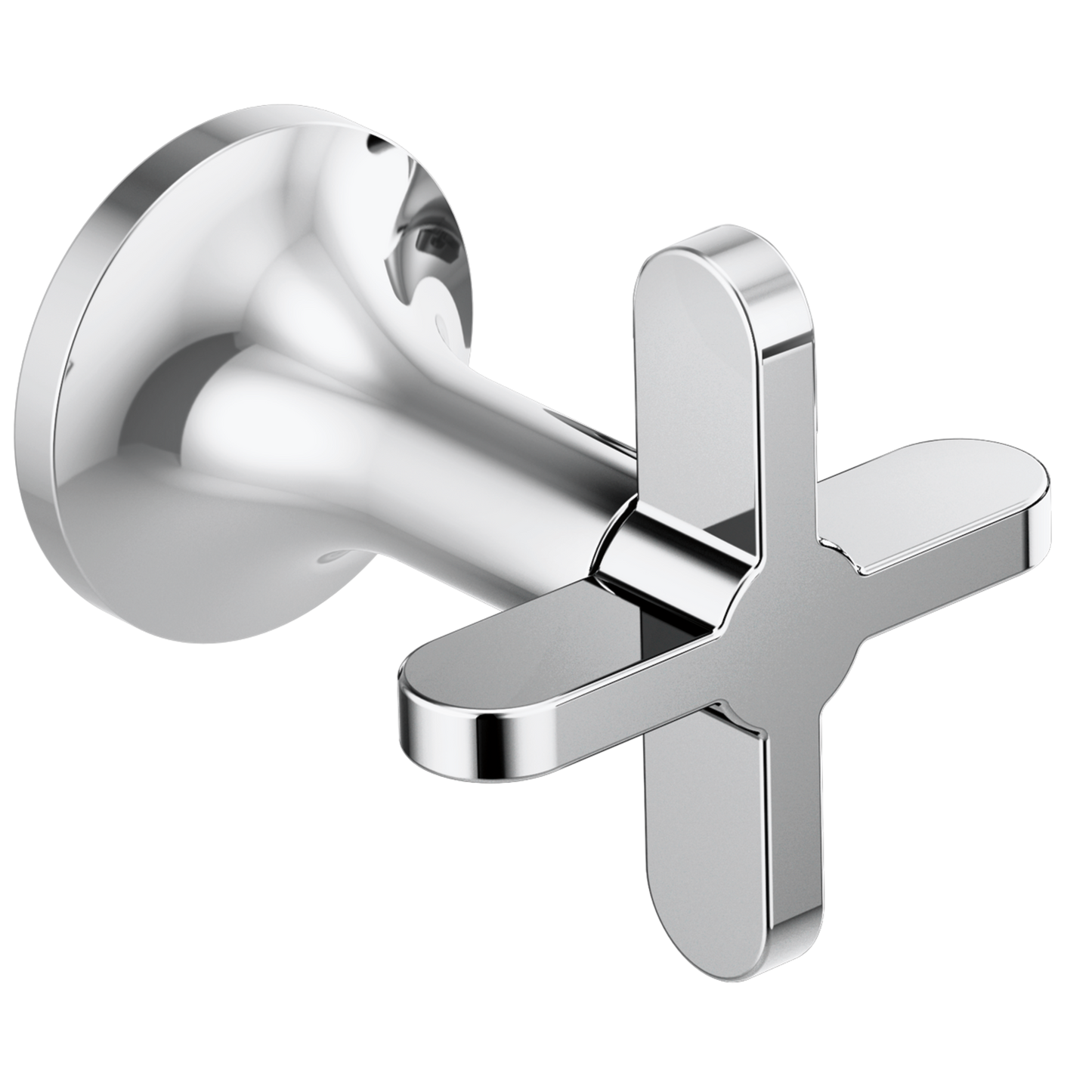 Brizo Odin: Wall Mount Tub Filler Cross Handles