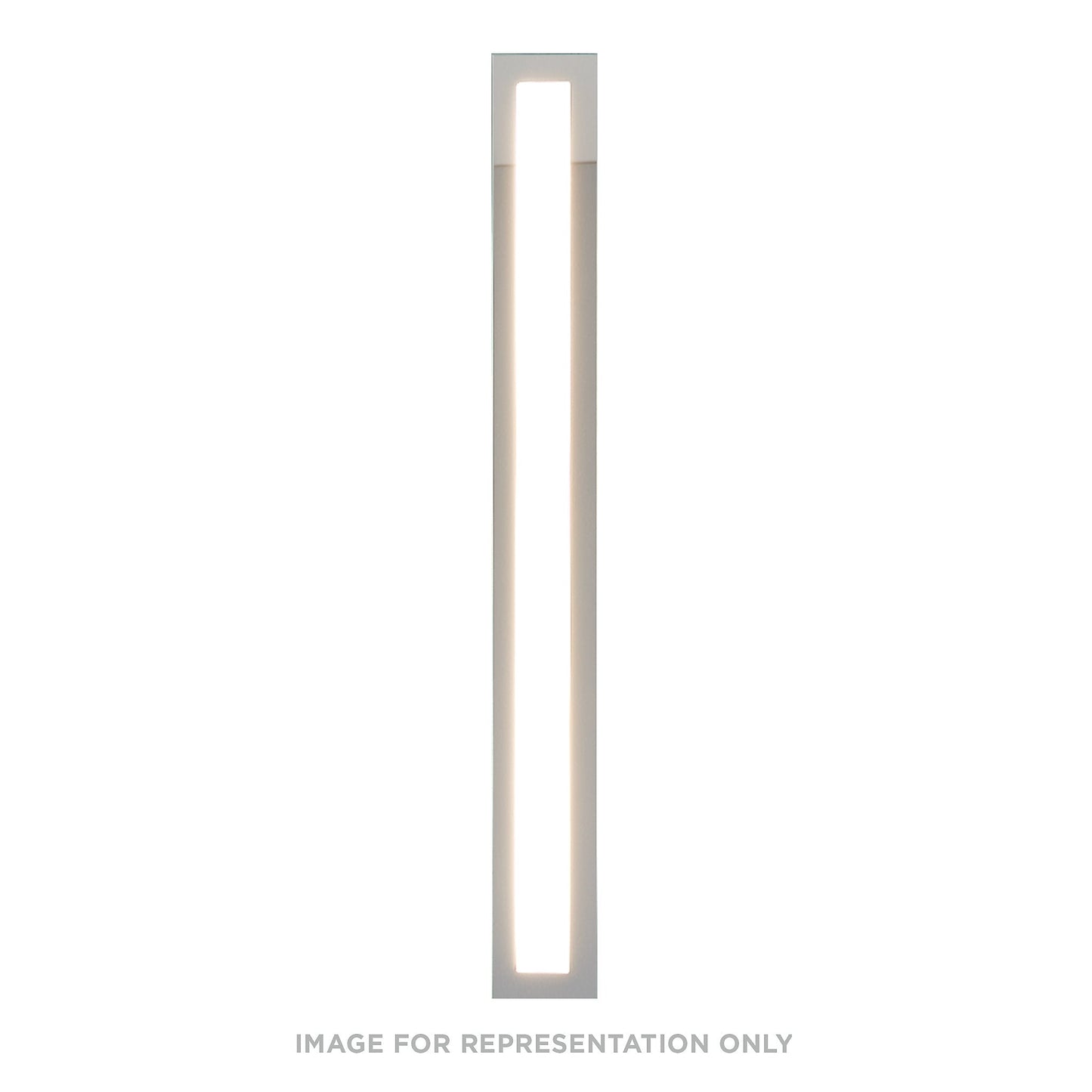 InLine 3-1/2" x 30" x 4-5/8" vertical lighting with 3000K temperature (warm light)