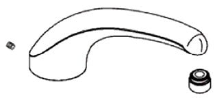 KOHLER K-1007438-BN Rim Bath Spout Kit