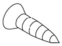 KOHLER K-1019387-S Screw, 8-18 X .750