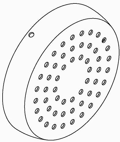 KOHLER K-1066723-BRZ Spray Face, 54 Nozzle