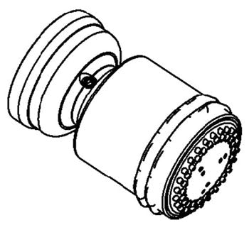 KOHLER K-1066934-CP Assembly Low Flow Bodyspray