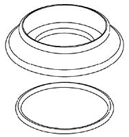 KOHLER K-1069065-BS Escutcheon, Side Spray Kit