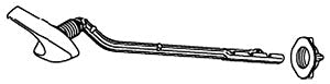 KOHLER K-1069724-G Trip Lever Kit, Left
