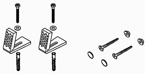 KOHLER K-1081365-0 Floor Mounting Kit Assembly