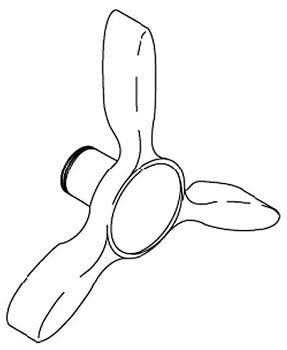 KOHLER K-1087092-BV Handle, Tri
