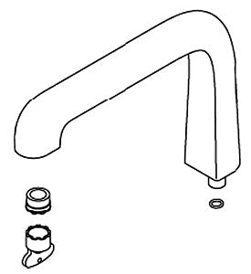 KOHLER K-1095496-CP Secondary Spout Kit