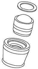 KOHLER K-1103460-BN Aerator Kit, 1.5 Gpm