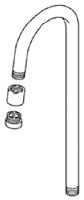 KOHLER K-23102-CP Spout Assy, Gooseneck