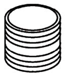 KOHLER K-24876-RP Nipple, 1/2 Npt X 7/8