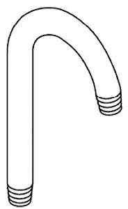 KOHLER K-33392-CP Gooseneck Spout